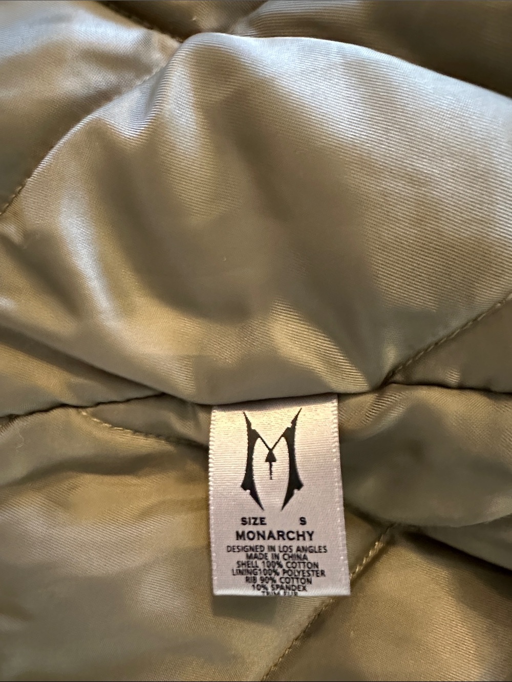 Monarchy vest with fur on hoodie size S. Off center zipper Y2K - Picture 6 of 8